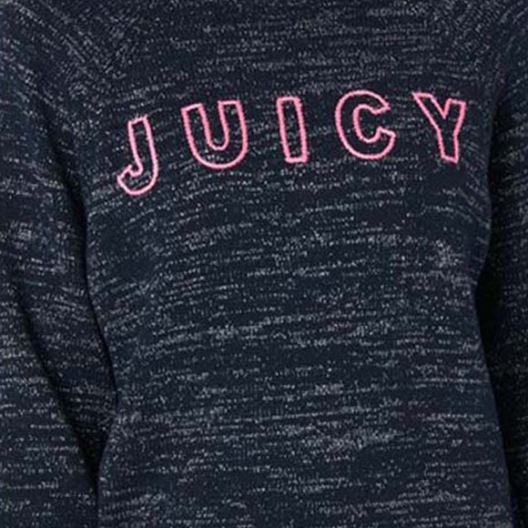 Juicy Couture JUICY LOGO Sparkle Pullover Sweater - Picture 3 of 3